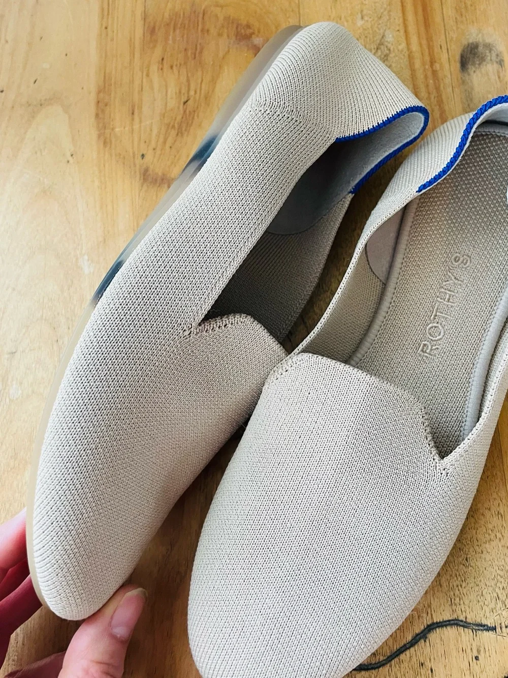 Rothy’s The Lounge Loafer in Sandstone Cream - Picture 9 of 14